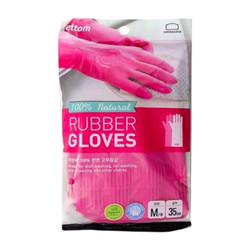 Găng tay rửa chén cao su tự nhiên size M 35cm ETM805P Lock&Lock (1 Cái)