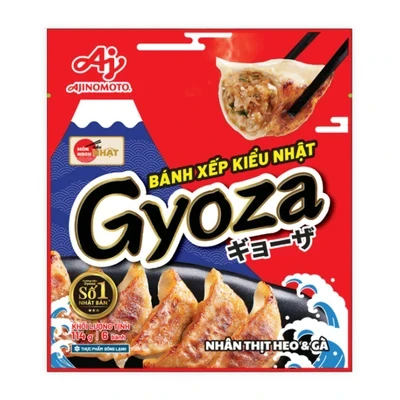 Bánh xếp kiểu Nhật Gyoza nhân thịt heo và gà Ajinomoto gói 114g