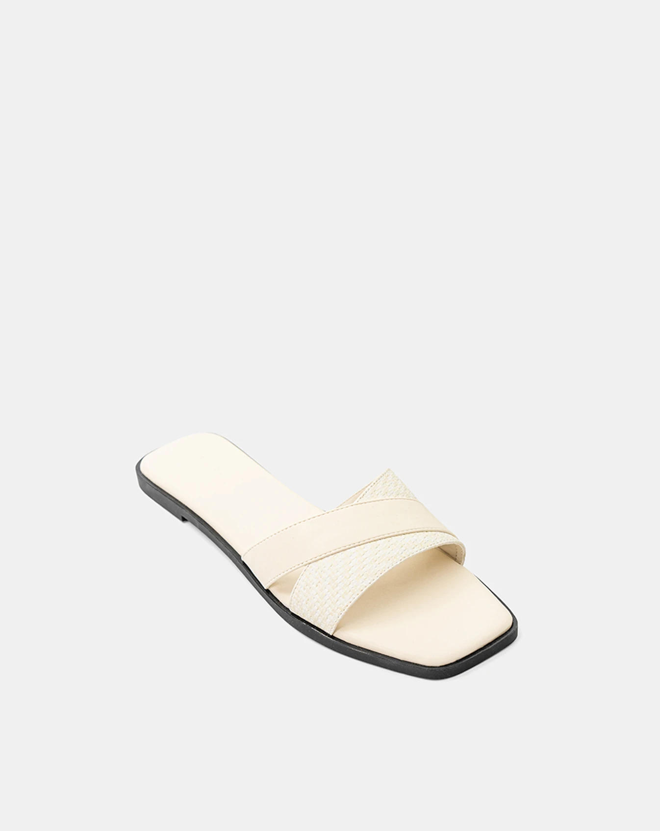 Giày Sandal Quai Phối Chất Liệu - Image 4