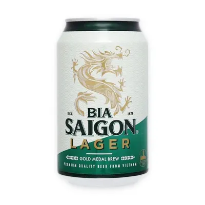 Bia Lager 4.3% Saigon lon 330ml