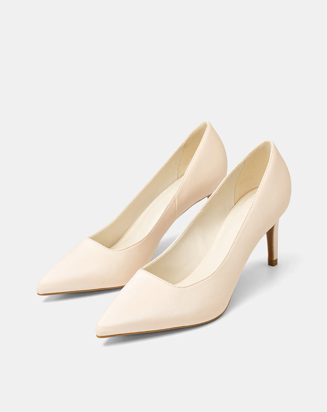 Giày Cao Gót Pumps Mũi Nhọn Miệng Giày Ngang - Image 2