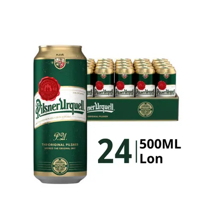 Thùng 24 lon bia Pilsner Urquell 4.4% 500ml