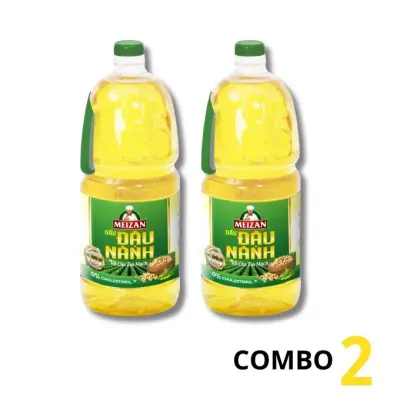 Combo 2 chai dầu đậu nành Meizan 2L
