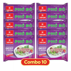 Combo 10 Phở bò Vifon gói 65g