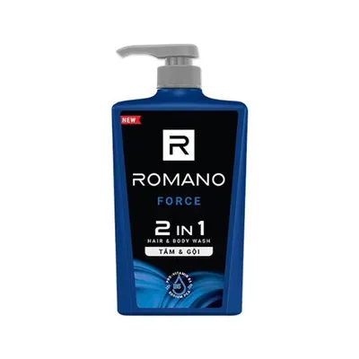 Tắm gội 2IN1 Force Romano chai 650ml