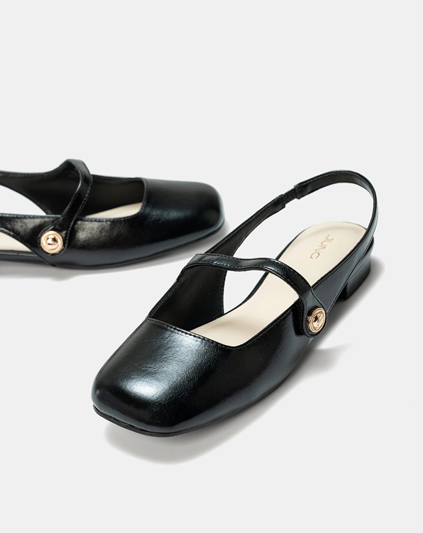 Giày Búp Bê Slingback Mũi Tròn - Image 5