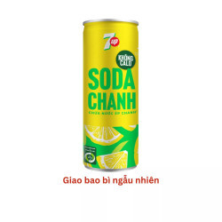 Nước ngọt soda chanh không calo 7up lon 320ml (1 Lon)