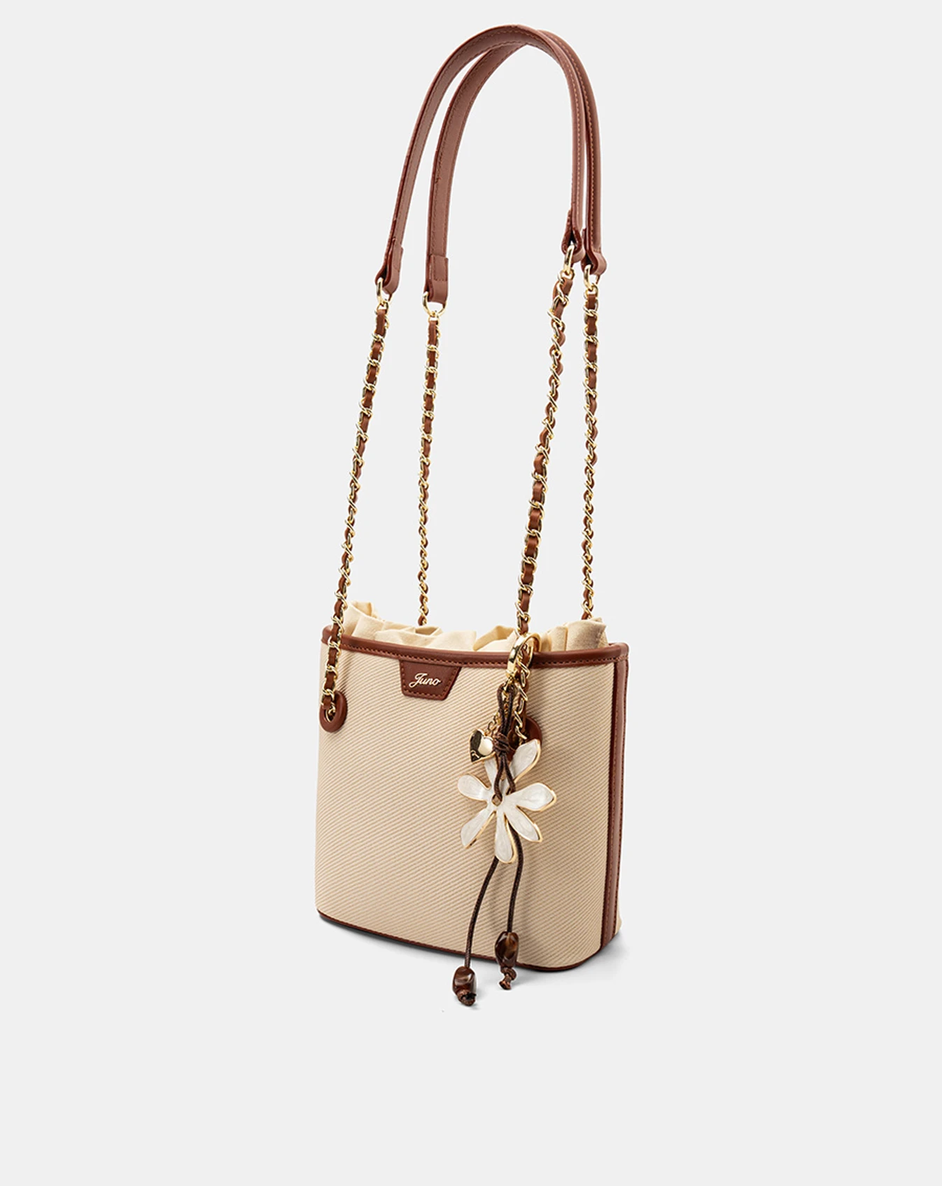 Túi Xách Nhỏ Tote Bag Phối Charm Hoa - Image 6
