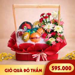 Giỏ quà trái cây Đỏ Thắm (1 Giỏ)
