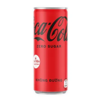 Nước giải khát Coca Cola Zero không đường lon 320ml