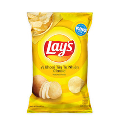 Snack khoai tây tự nhiên classic Lay's túi 53g (1 Túi)