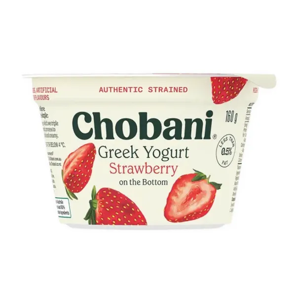 Sữa chua Hy Lạp vị dâu tây Chobani hộp 160g