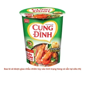 Mì ly tôm chua cay Cung Đình ly 65g