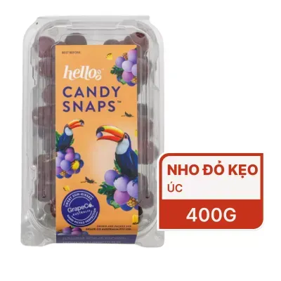 Nho đỏ kẹo Úc hộp 400g