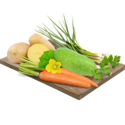 Combo canh hầm dinh dưỡng: khoai tây, cà rốt, bí đao, rau nêm