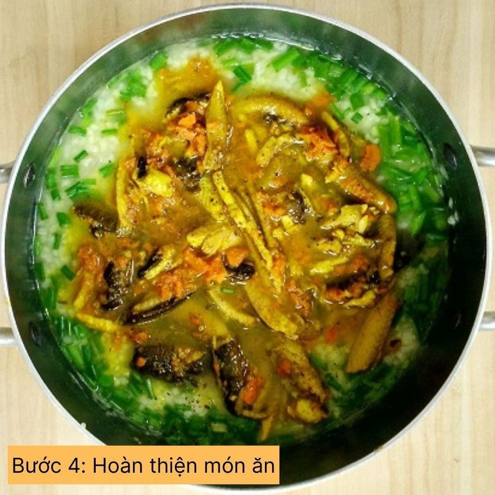 hoàn thiện món ăn