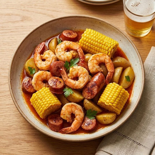 Tôm sốt Cajun bơ tỏi đậm đà bùng vị kiểu Âu chỉ trong 15 phút