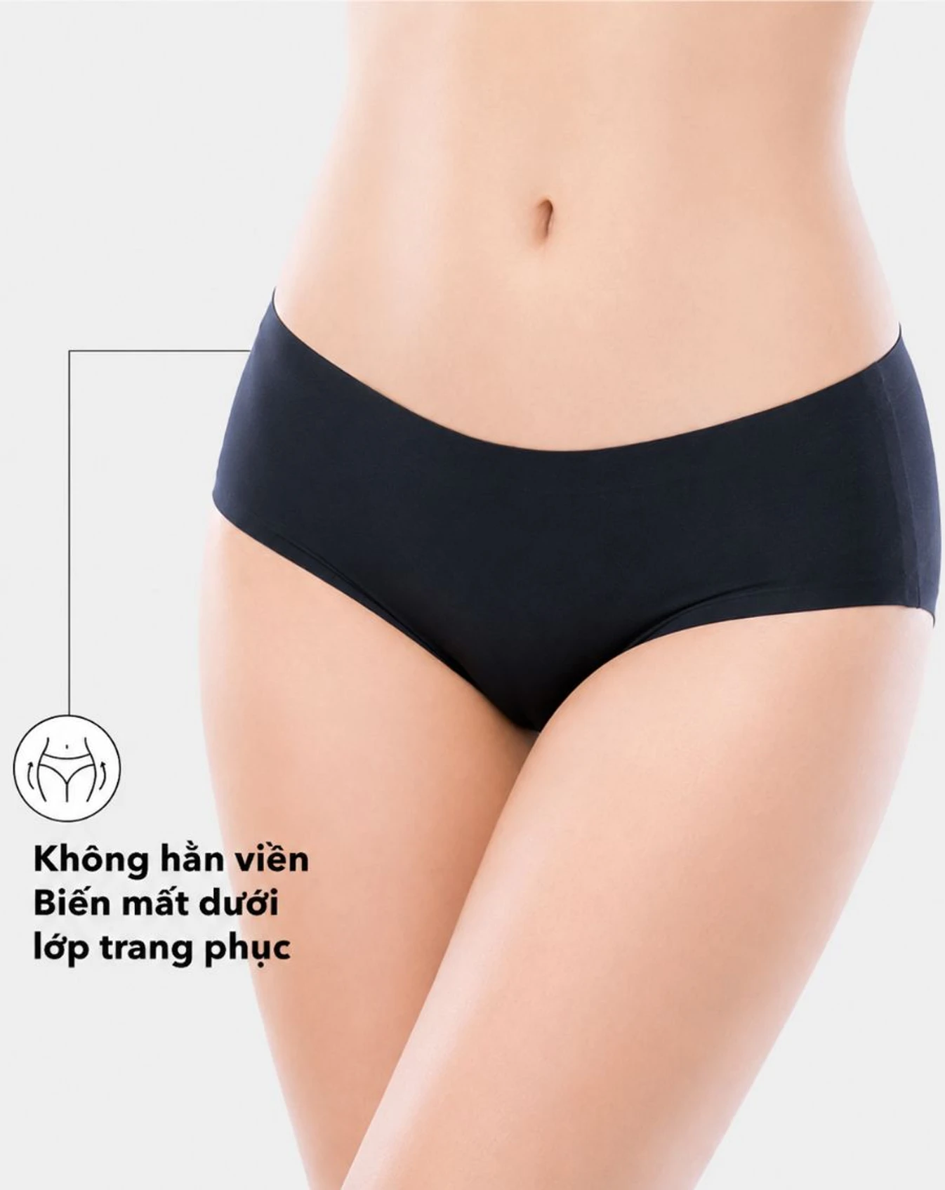 Set 5 Quần lót lưng vừa vải su không đường may - Image 5