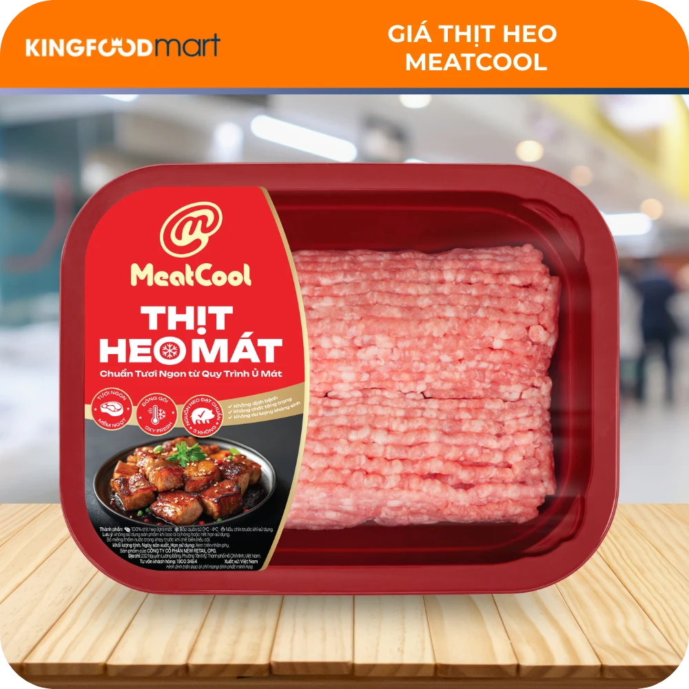 Cập nhật giá chi tiết các phần thịt heo Meatcool