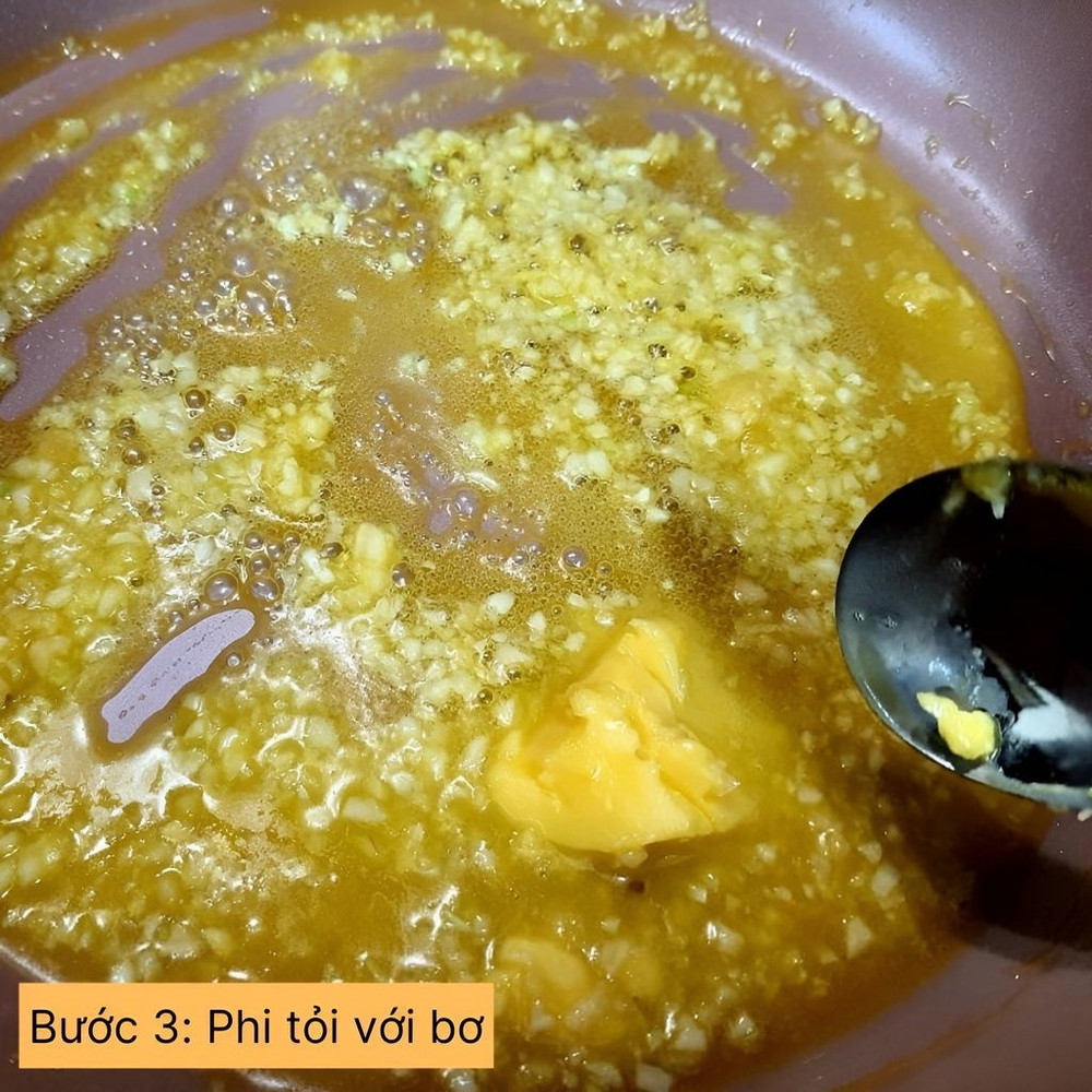 phi tỏi với bơ
