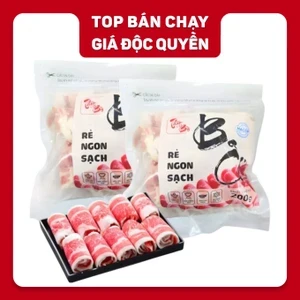 Combo 2 túi zip ba chỉ bò Mỹ 365 Fresh Foods 200g