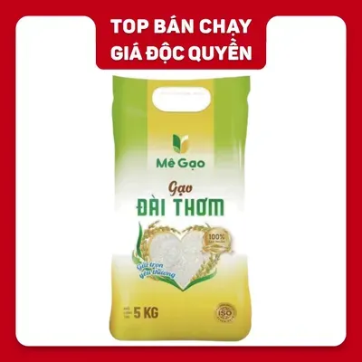 Gạo đài thơm Mê Gạo túi 5kg