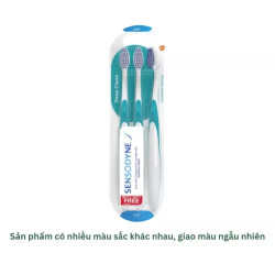 Bộ bàn chải đánh răng deep clean soft Sensodyne vỉ 3 cái (1 Pack)