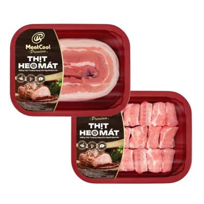 Combo Meatcool premium: sườn non và ba rọi thượng hạng