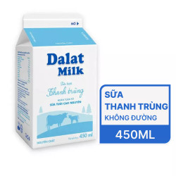 Sữa tươi thanh trùng Đà Lạt Milk hộp 450ml