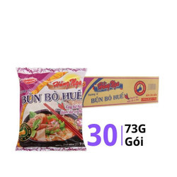 Thùng bún bò Huế Hằng Nga Acecook gói 73g (30 Gói)