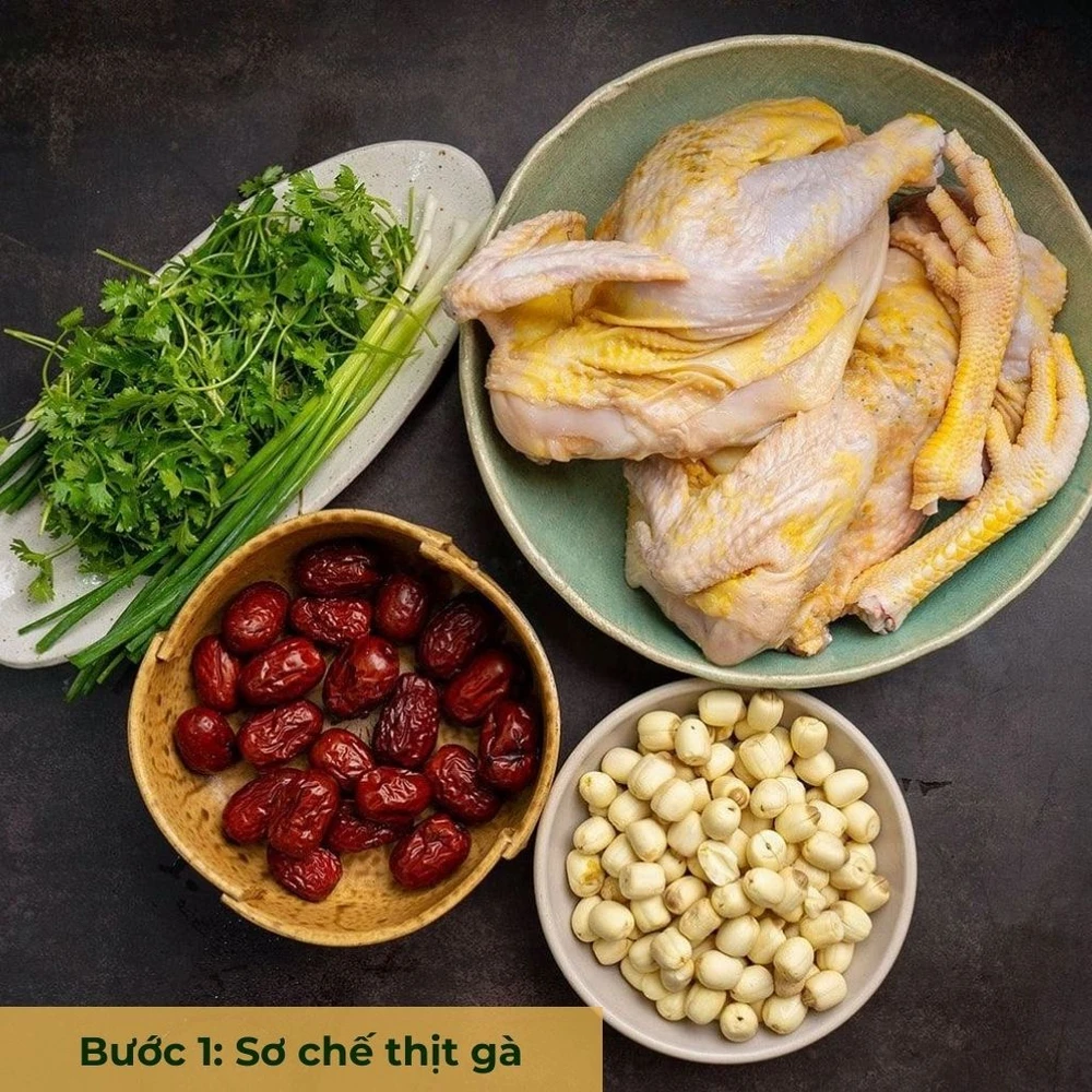 bước 1 chuẩn bị nguyên liệu
