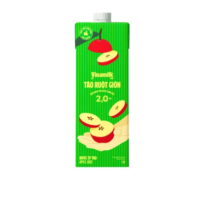Nước ép táo ruột giòn Vinamilk hộp 1L