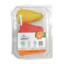 Ớt chuông baby 3 màu Hasfarm hộp 250g (1 Hộp)