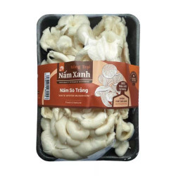 Nấm sò trắng Nấm Xanh vỉ 200g (1 Vỉ)