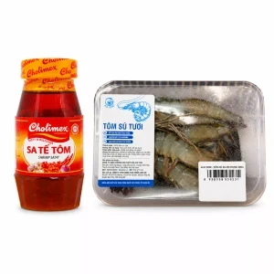 Combo tôm nướng sa tế
