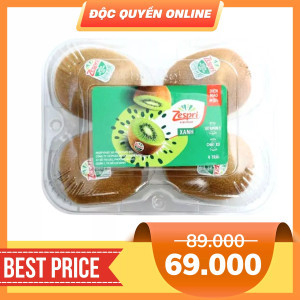 Hộp kiwi xanh Zespri 4 quả (1 Hộp)