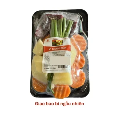 Hỗn hợp canh soup khay 400g