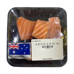 Cá hồi Úc phi lê cắt thỏi 100g (1 gói)