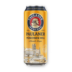 Bia Paulaner Munich Lager 4.9% lon 500ml (1 Lon)