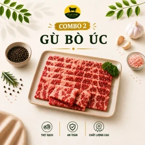 Combo 2 gói gù bò (hump) Úc Pacow 500g