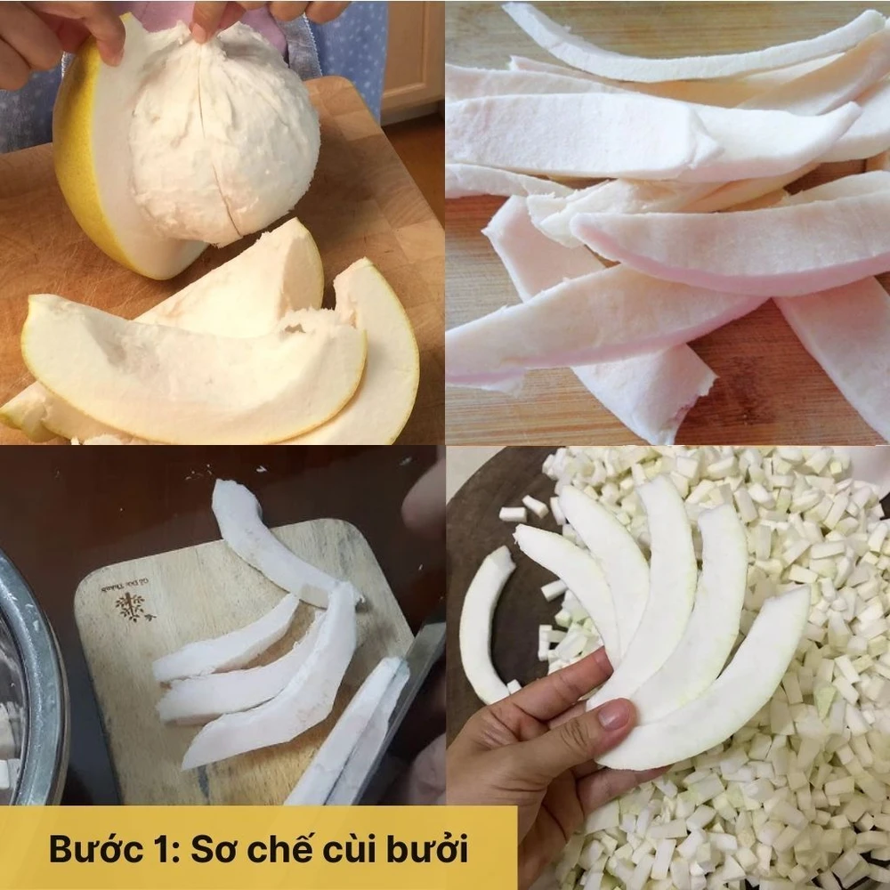 Sơ chế bưởi