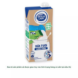 Sữa tươi tiệt trùng không đường Dutch Lady 965ml (1 Hộp)