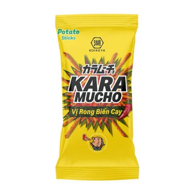 Snack khoai tây que vị rong biển cay Karamucho gói 35g
