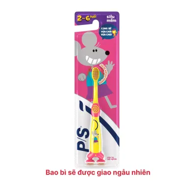 Bàn chải đánh răng trẻ em P/S siêu mềm 2-6 tuổi cao cấp