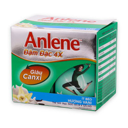 Sữa 4x ít béo hương vani Anlene lốc 4 hộp x 125ml