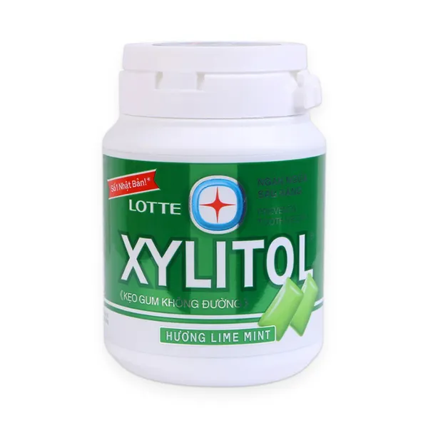 Kẹo gum Limemint Xylitol hũ 55.1g