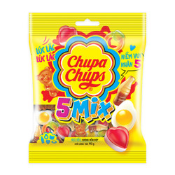 Kẹo dẻo hương hỗn hợp Chupa Chups gói 90g (1 Gói)