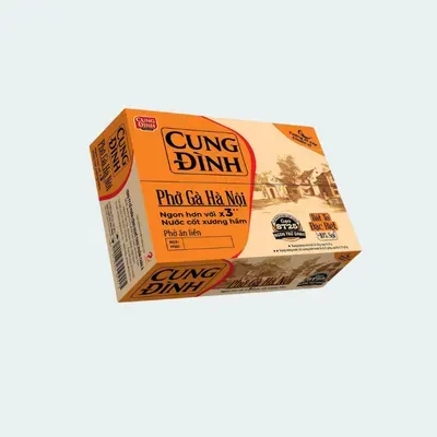 Thùng 30 gói phở gà Hà Nội Cung Đình 73g