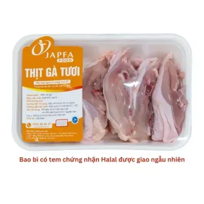 Má đùi gà cắt miếng Japfa khay 500g