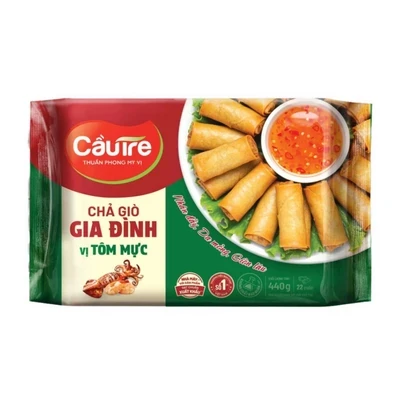 Chả Giò Gia Đình Vị Tôm Mực 440G